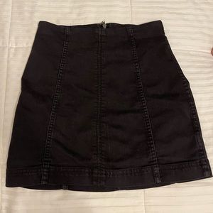 Free People Black Mini Skirt Small